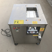 Machine automatique industrielle commerciale pour la découpe oblique et inclinée de filets de poisson et de saumon