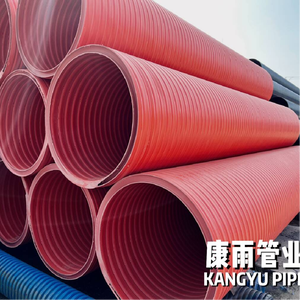 ท่อเอชดีพีอีลูกฟูกสำหรับงานหนักสำหรับระบายน้ำในทางระบายน้ำใต้ถนน - Product Image 3