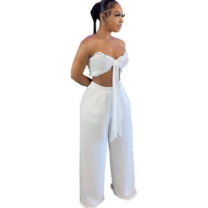 Ropa interior Sexy de dos piezas para mujer, nuevo diseño, para verano, cubre el pecho y <span class=keywords><strong>Abdom</strong></span>, pantalones de 2 piezas - Product Image 3