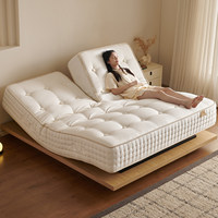 Matelas électrique intelligent entièrement automatique fait main pour couple, sans perturbation, deux pièces, massage, laine d'alpaga, moderne