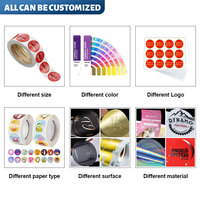 Papier adhésif multifonctionnel, autocollant personnalisé avec logo, décorations de Noël, papier autocollant imperméable pour cadeaux