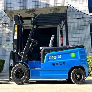 Carretilla elevadora eléctrica potente con batería de litio, 3-<span class=keywords><strong>6</strong></span> metros de altura de elevación, 3 toneladas, uso en construcción, carretilla elevadora diésel, envío gratis - Product Image 4