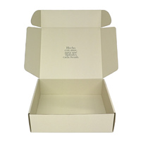 Boîte d'expédition personnalisée en carton ondulé imprimé pour l'emballage de cosmétiques, de soins de la peau et de bougies, recyclable
