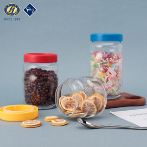 ราคาขายส่งจากโรงงาน ขวดโหลแก้วทรงกลมสำหรับเก็บน้ำผึ้งหรือแยม ใช้ซ้ำได้ ขนาด 450 มล. 700 มล. 900 มล. - Product Image 2