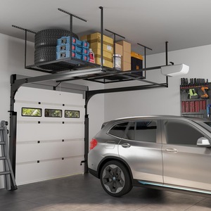 Estante de Almacenamiento Resistente para Techo de Garaje, 1200x1200x1000mm, Organizador de Almacén con Montaje en Techo, Carga Máxima 272KG, Metal y Cartón - Product Image 1