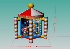 Custom Outdoor PVC <b>Inflatable</b> 4-in-1 Game Booth With & Portable Design 3-Year Warranty for Events <b>Inflatable</b> Game for E - Product Image 6