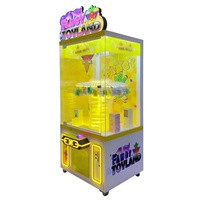Neon Spin 60 Clips porte-clés poupée jouets cadeau vente monnayeur jeu d'arcade Clip prix Machine