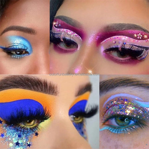 Mélange de pigments de marque privée à faible quantité minimale de commande fard à paupières moyen colle à paillettes Gel de maquillage hydratant imperméable sous forme liquide - Product Image 6