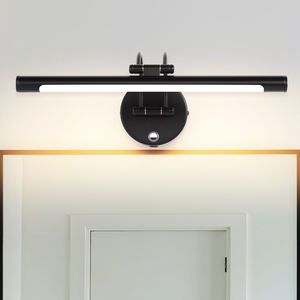 Lampe murale de style nordique 15W moderne noire et dorée pour salle de bain, hôtel, maison, chambre à coucher, éclairage frontal, miroir LED, applique murale - Product Image 3