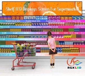 Pantalla LED Digital para Borde de Estante RGX P1.875 a Todo Color, Venta Directa de Fábrica, Ideal para Publicidad en Supermercados, Tiendas y Almacenes - Product Image 6