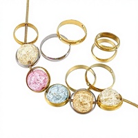 Anneaux d'espacement rotatifs en acier inoxydable avec protection de perles Anneaux de recherche de bijoux pour colliers
