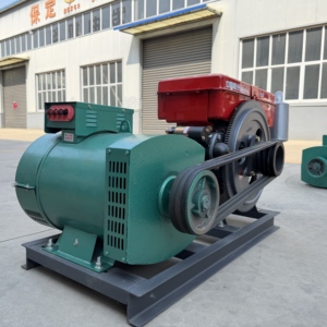 เครื่องกำเนิดไฟฟ้า 10kw/15kw/24kw แบบสูบเดียว สตาร์ทด้วยไฟฟ้า สามเฟส 400V รุ่น TFW-10-24 ระบบจ่ายไฟที่เสถียรและเชื่อถือได้ - Product Image 3
