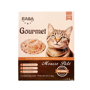 <span class=keywords><strong>Comida</strong></span> <span class=keywords><strong>Húmeda</strong></span> <span class=keywords><strong>para</strong></span> Gatos en Lata, Sabor a Carne de Res, Mousse Gourmet, 100g, Venta al Por Mayor - Product Image 5