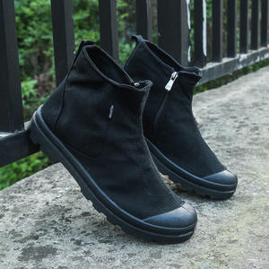 Botas de cuero de caña alta estilo 2026 para escalada en jungla al aire libre, con cremallera interna, aptas para hombres y mujeres. - Product Image 3