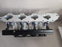 Nouveauté Corps de papillon individuels en aluminium ITB 55 mm fabriqués en CNC pour la série B pour Integra XSI CRX SiR pour SiR 1.6L