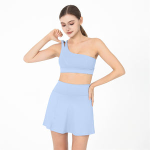 Ingrosso Gonna da Tennis di alta qualità unica interna corta da Golf atletica 2 pezzi Set di sport sportivi personalizzati da palestra per le donne - Product Image 5