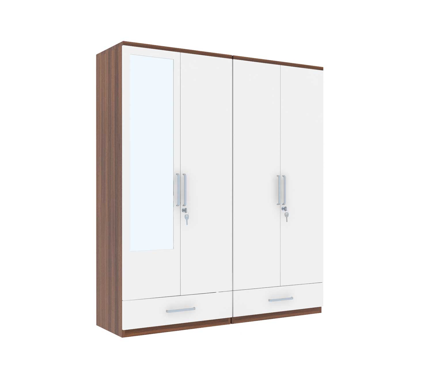 XIYATECH Personnalisable Simple Industriel Miroir Highgloss Chambre Armoire Armoire En Bois Armoire