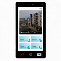 Interphone vidéo biométrique double lecteur de veines palmaires VF736 avec écran tactile 15,6 pouces pour contrôle d'accès en communauté, campus et appartement