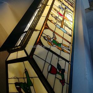 Lámpara de Mesa de Billar Tiffany, Estilo Europeo, LED 2700K, Luz Blanca Cálida, Forma Rectangular, para Hogar, Bar, Comedor, en Oferta - Product Image 4