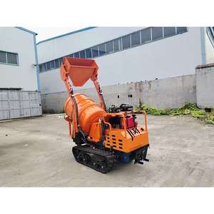 Low Price Hydraulic Mini Crawler Self Loading Truck Concrete Pump Mixer for Building Construction Concrete Boom Pump - Product Image 2