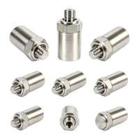 Pièces en acier inoxydable usinées CNC sur mesure, capteurs de pression d'eau, d'huile, de gaz et d'air non standard, transducteurs, électroérosion à fil, brochage
