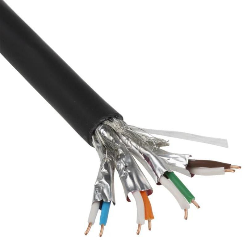 Кабель сетевой cat 6a s/ftp 4x2x23 awg pvc. 23 lan. 23 lan. 5e 4 пары, 0. 57 4*2*0.