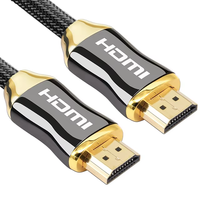 Câble HDMI mâle-mâle 8K/60Hz 4K/120Hz 48 Gbps HDCP2.2 avec gaine en PVC pour PS4, Switch, boîtier d'extension, microphone, moniteur et lecteur DVD