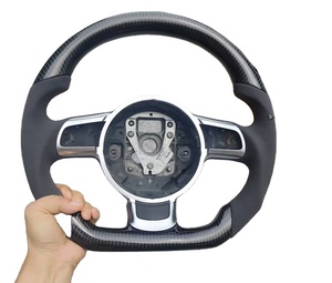 Volant en fibre de carbone pour <span class=keywords><strong>Audi</strong></span> A4 A5 8T A6 C7 A7 Q5 8R, volant universel personnalisé avec LED forgées, mise à niveau TT pour <span class=keywords><strong>Audi</strong></span> - Product Image 1