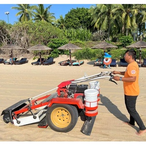 Limpiador de arena manual con empuje a pie, máquina de limpieza de playa, equipo de cribado de arena manual - Product Image 3