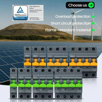 Disjoncteur miniature DC bipolaire KINEE de haute qualité 63 ampères 600V 1000V pour stockage d'énergie solaire avec certificat TÜV