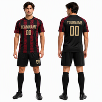 Uniformes Personalizados para Hombre con Impresión por Transferencia de Calor, Conjuntos Completos de Fútbol, Kits de Fútbol de Secado Rápido y Transpirables, Venta al Por Mayor de Camisetas de Fútbol