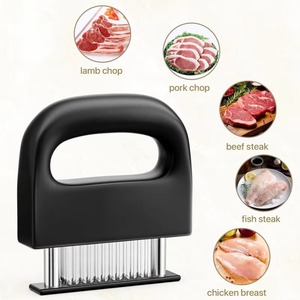 Ablandador de carne de acero inoxidable de 48 agujas, martillo de alta resistencia para marinar y golpear carne de res, pollo, cerdo, filetes y barbacoa - Product Image 5