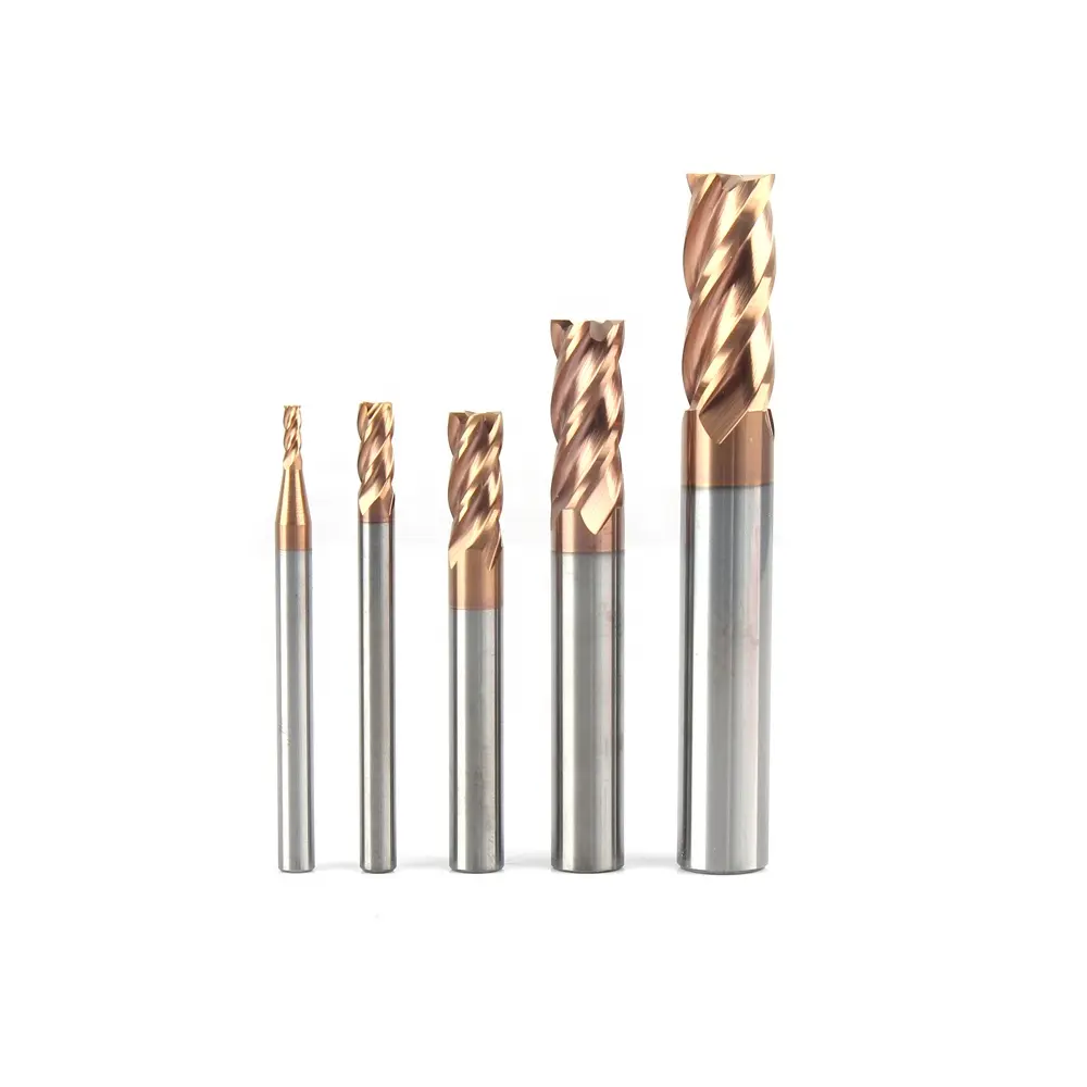 Wholesale Customized Carbide End Mill CNC Machine Tool Steel Milling Cutter High Wear Resistant Cutting Tools