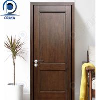 Premium Residential Timber Door with Clean Line Design for Apartment