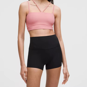 Nouvelle Collection Été – Soutien-gorge de Sport Sexy à Bretelles Fines, Rembourré, Dos Croisé Ouvert, Sensation Peau Nue, Doux, pour Entraînement et Fitness, Grandes Tailles Femme - Product Image 5