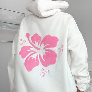 Personalizado bordado de flores de gran tamaño de moda sudaderas - Product Image 1