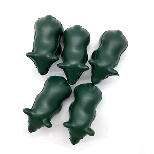 Pelota Antiestrés Promocional <span class=keywords><strong>de</strong></span> Espuma <span class=keywords><strong>de</strong></span> PU en Forma <span class=keywords><strong>de</strong></span> Toro Verde Oscuro con Logotipo Personalizado, Juguete Antiestrés <span class=keywords><strong>de</strong></span> Toro Negro - Product Image 4