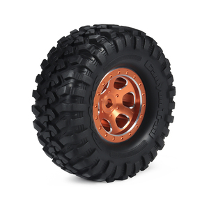 4pcs 1.3 inch Wheel Rim Aluminum Alloy Beadlock Wheel Hub for TRX4M 1/18 RC Crawler Car Upgrade Parts Replacement 7mm Hex