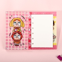 Cuaderno de Pulpa de Madera Acrílica para Shake Book, Impresión a Color, A5, Hojas Sueltas, Diario para Estudiantes