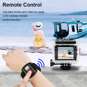 กล้องแอคชั่นคลาสสิก Ultra HD 4K/30fps WiFi หน้าจอ 2.0 นิ้ว 140D กันน้ำใต้น้ำ กล้องบันทึกวิดีโอติดหมวกกันน็อค กล้องกีฬา - Product Image 5