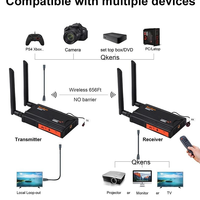 Adaptateur Wifi sans fil 200m, émetteur-récepteur vidéo, extension 1x4 (1 vers 2, 3 ou 4) pour PS4, DVD, caméra, ordinateur PC vers TV ou moniteur