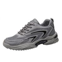 Baskets respirantes antidérapantes pour hommes, chaussures de sport décontractées en maille pour la course, baskets plates décontractées à empeigne en maille pour hommes