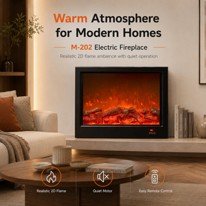 Chimenea Eléctrica Empotrada Lineal con Llama LED Ajustable OEM - Product Image 2