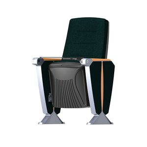 เก้าอี้หอประชุมแบบดั้งเดิมพร้อมกระดานเขียนผ้าทนทานพับได้ที่นั่งในโบสถ์สำหรับเฟอร์นิเจอร์โรงละคร - Product Image 1