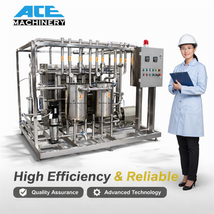 Pasteurizador de Leche de Placas de 1000L/H con Acero Inoxidable 304/SS316L y Control PLC+Pantalla Táctil, Tanque de Retención de 300S - Product Image 2