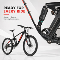 Vélo de montagne à suspension intégrale en alliage d'aluminium 27,5 pouces 11 vitesses, vélo de route à double suspension, VTT, Bicicletas