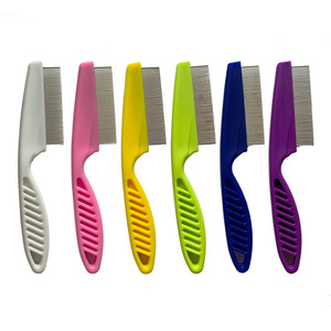 Pettine a denti stretti antiforfora <span class=keywords><strong>per</strong></span> animali domestici, rimuove pulci e uova di pulci, spazzola <span class=keywords><strong>per</strong></span> animali domestici - Product Image 1