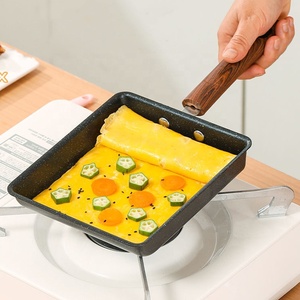 Tamagoyaki-sartén antiadherente para freír huevos, sartén japonesa para cocina, Compatible con <span class=keywords><strong>estufa</strong></span> de desayuno, inducción - Product Image 3