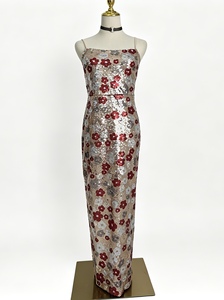 2026 Factory Elegant Lady Strapless Dress Floral Long Gown <strong>Sexy</strong> Backless Women <strong>Party</strong> Back Split Maxi Sequin Evening Dresses - Product Image 6