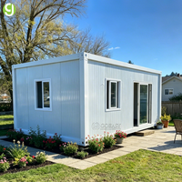 Casa Contenedor de Estructura de Acero Galvanizado Goeasy, Casa Modular Prefabricada con Panel Sándwich